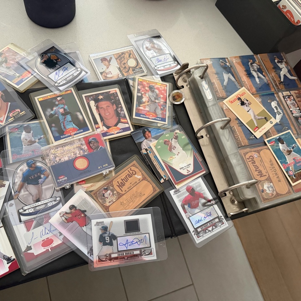 Early 2000’s childhood baseball collection.
